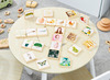 Puzzel - tickit Wooden Lifecycle Tiles - levenscyclus - 7 cm - hout - evolutiepuzzel - vierkant - per stuk