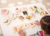 Puzzel - tickit Wooden Lifecycle Tiles - levenscyclus - 7 cm - hout - evolutiepuzzel - vierkant - per stuk
