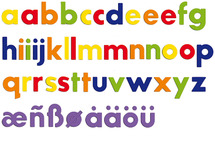 Magneten-kleine letters/cijfers