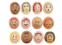 Emotiestenen - Yellow Door Emotion Stones - emoties - set van 12 assorti