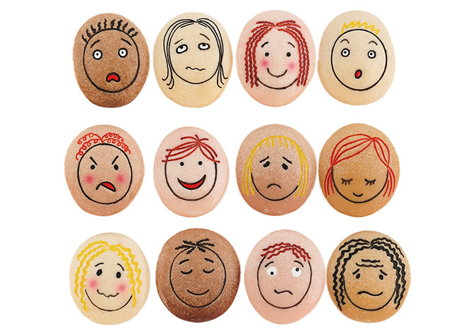 Emotiestenen - Yellow Door Emotion Stones - Emoties - Set Van 12 Assorti