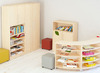 Naturo - L kast met M deuren met applicatie