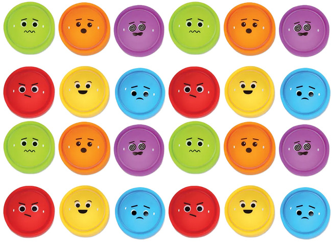 Emoties - Learning Resources Rainbow Emotions Fidget Poppers - Set Van 24 Assorti