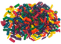 Ontdektafel - Roylco - sensorisch materiaal - gekleurde pasta - mix - 454 gram
