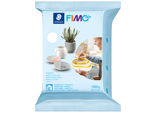 Boetseerklei - Staedtler Fimo Air - Boetseren - 1 Kg - Wit - Per Stuk