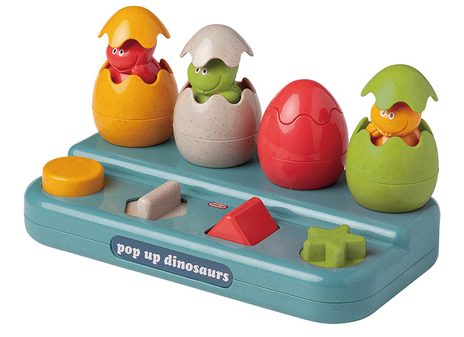 Eerste Speelgoed - Tolo Bio - Pop-up Dino's - Per Stuk
