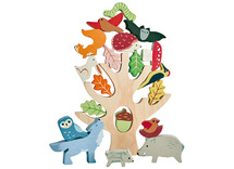 Dieren - hout - Tender Leaf - stapelwoud - 20-delig