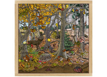 Puzzel-Het Bos-Herfst Winter