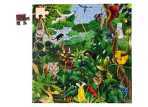 Puzzel - themapuzzel - Rolf Connect - regenwoud - 81 stukjes - met app - augmented reality - hout - per stuk