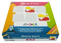 Spel - kleurenspel - walvis duo's - per stuk