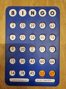 Spellen - bingoplank met schuifjes