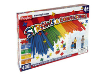 Bouwset - Roylco Straws & Connectors - 3D constructie - montagespel - rietjes - set van 400 assorti