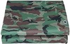 Kampen bouwen - camouflage zeil