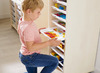 Kast - kolomkast - Nathan - 12 uitneembare schappen - beuk - per stuk