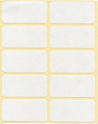 Etiketten - zelfklevend - 4,85 x 2,5 cm - set/210