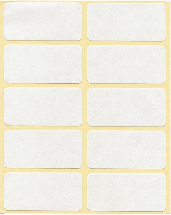 Etiketten - Zelfklevend - 4,85 X 2,5 Cm - Set/210