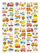 Stickers - voertuigen 72 stuks