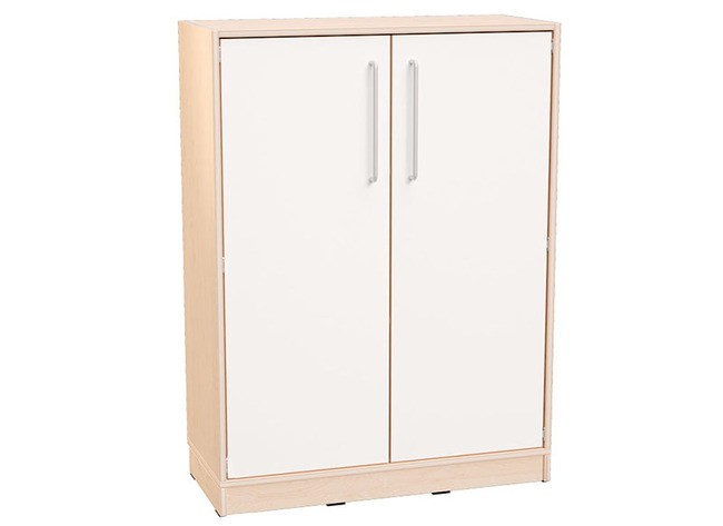 Naturo - L Kast Met Witte L Deuren