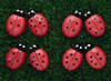 Spel - rekenspel - Yellow Door Ladybug Counting Pack - telstenen - lieveheersbeestjes - per spel