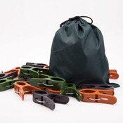 Kampen bouwen - grote outdoor knijpers - 20 stuks