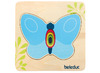Puzzel - lagenpuzzel - Hout - Beleduc - kleine vlinder - per puzzel