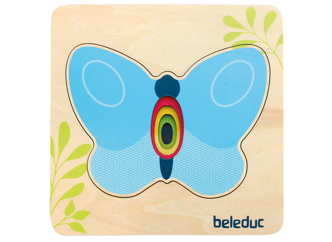 Puzzel - Lagenpuzzel - Beleduc - Kleine Vlinder