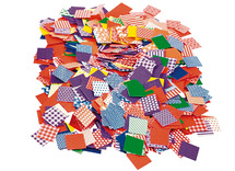 Mozaïek - karton - met patronen - vierkant - 2 cm - assorti - set van 2000