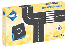Bouwset - Coblo Magnetic Toppers - autobaan - magnetisch - set van 50