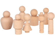 Loose parts - tickit - houten figuren - set van 10