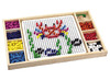 Fijne motoriek - steekparels - design - houten spelbord - Dier erger je niet - per spel