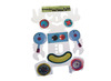 Figuren - robot - Roylco - papier - staand - set van 24