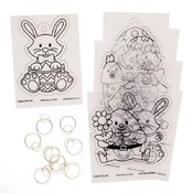 Pasen - Toverplastiek - Sleutelhangers 8 Stuks