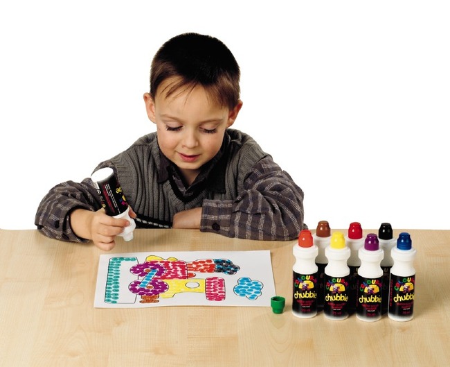 Verfdotters - Verf - Chubbie - Set Van 8 Assorti
