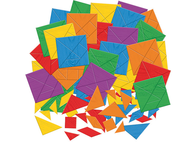 Vormherkenning-tangram Puzzel