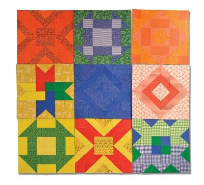 Knutselpapier - Roylco - Quilt Blocks - Set Van 18