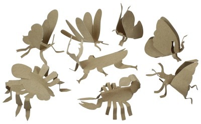 Figuren - Insecten - Roylco - Papier - Set Van 24