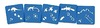 Figuren - boomerang - Roylco - papier - set van 24
