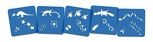 Figuren - Boomerang - Roylco - Papier - Set Van 24