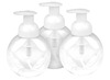 Flessen - Roylco - kunstof - met pomp - voor verffoam - set van 3