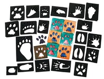 Stempel - Roylco - dierensporen - set van 24