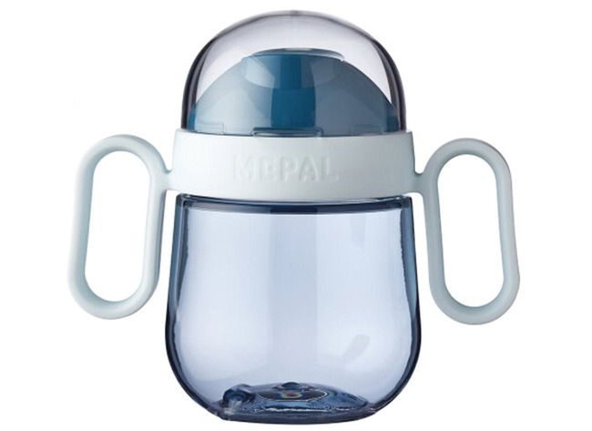 Bekers - Antilekbeker - Mepal Mio - 200 Ml - Eetgerei - Blauw - Per Stuk