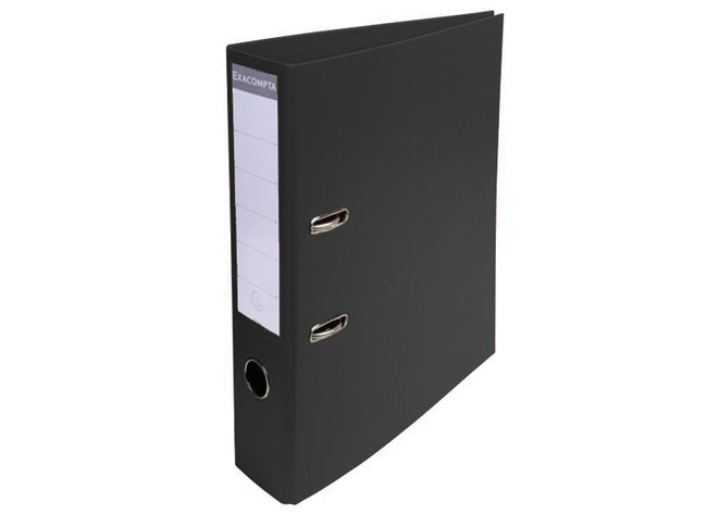 Mappen - Ordner - Exacompta Prem'touch - A4 - 7 Cm - Zwart - Per Stuk