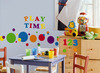Muurdecoratie - muurstickers - bollen - per set