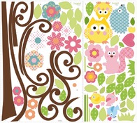 Mega Muurstickers-Boom Krul