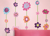Muurdecoratie - Muurstickers - bloemen - per set