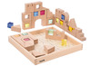 Speelblokken - tickit Wooden Building Gem Blocks - hout - set van 40 assorti