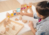 Speelblokken - tickit Wooden Building Gem Blocks - hout - set van 40 assorti