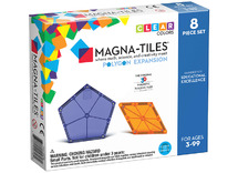 Constructie - magnatiles - clear colors - polygons uitbreidingsset - 8 stuks