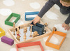 Speelbakken - tickit Wooden Mirror Tray - 36 x 43,5 cm - hout - met spiegel - per stuk