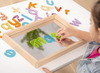 Speelbakken - tickit Wooden Mirror Tray - 36 x 43,5 cm - hout - met spiegel - per stuk